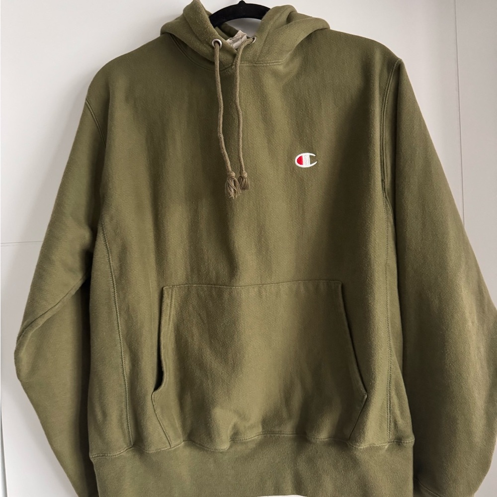 Champion Olive Green Men's Hoodie